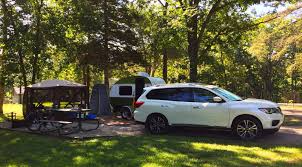 Very clean and nice park! Green Goddess Glamping Bend In The River Tiny Trailer Basecamp