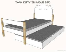 Interesting decorating ideas for platform bed with trundle twin. Twin Trundle Bed Pdf Free Woodworking Plan Com