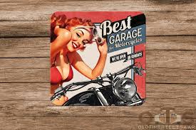 One of the best garage door opener models on the market is chamberlain b550. Best Garage Metall Untersetzer Pin Up Rot 9x9 Cm