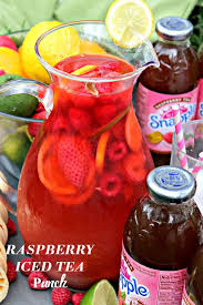 raspberry iced tea punch recipe thood