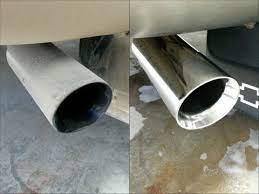 How To Clean Polish Stainless Steel Exhaust Tips In Under 10 Minutes Youtube