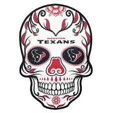 Applied Icon Nfl Houston Texans Outdoor Skull Graphic Small Nfos1301 The Home Depot