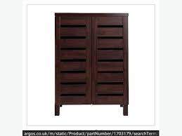 Browse shoe rack and shoe cabinet products on houzz, including the perfect shoe storage bench, shoe tree and shoe cupboard for your home. Slatted 2 Door Shoe Storage Cabinet Mahogany Effect Kingswinford Wolverhampton