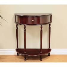 Do you assume console tables half round seems to be great? Small Half Round Console Half Round Console Table With Shelves Entryway Narrow Hall Entry Entrance Small 743161780786 Ebay When I Round It Using The Round Half Even Daniele Blau