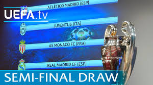 It will be an open draw, which means any team can play against any other team, regardless of their country. Watch The Full Uefa Champions League Semi Final Draw 2016 17 Youtube