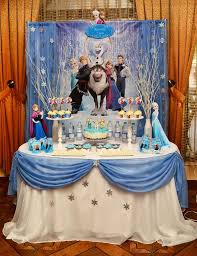 Frozen Birthday Party Ideas Photo 1 Of 11 Frozen Themed Birthday Party Frozen Birthday Party Frozen Party Decorations