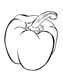 رسمات الفلفل الرومي للتلوين موقع موسوعة الصور