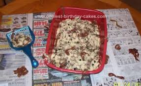 Sprinkle the other half of cookie crumbs over top. Gross Homemade Kitty Litter Cake