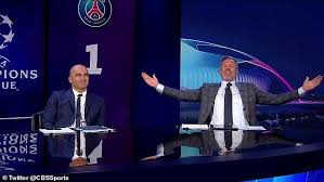 Sign in now to check your notifications, join the conversation and catch up. What S Neymar Done Now Stick To Goalkeeping Jamie Carragher And Peter Schmeichel Clash On Coverage Of Psg S Champions League Win Over Atalanta After The Manchester United Legend Said Don T Cry To Liverpool