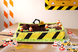 Rezept Fur Leckeren Baustellen Kuchen Hausgemachte Kuchen Geburtstagskuchen Kinder Torte Kindergeburtstag
