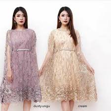 Untuk anda yang ingin tampil istimewa saat menghadiri acara pesta, dress brokat bisa menjadi pilihan tepat. Harga Baju Brokat Terbaik Dress Pakaian Wanita Juni 2021 Shopee Indonesia