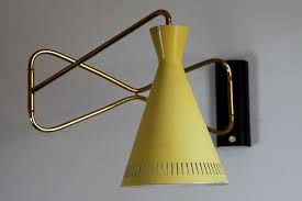 Cosack Wand Ausleger Lampe Um 1950 Diabolo 50er 60er