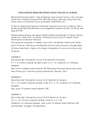 Sebab itu maka kelompok kecil yang memperdalam pengetahuanya. Cara Mudah Mencari Muka Surat Dalam Alquran