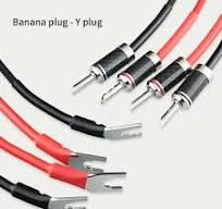 One Pair 5N OCC hifi speaker cable Amplifier Gallbladder Connection Cable  High Fidelity Banana Plug Y Plug Connector - AliExpress