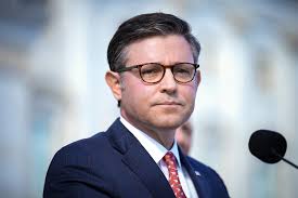 House Speaker Mike Johnson says he supports banning transgender women from  using women's bathrooms