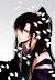 Ponytail Anime Boy With Long Black Hair