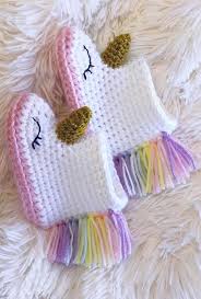 Finish this unicorn knitting pattern to create a washcloth. Beautiful Skills Crochet Knitting Quilting Easy Unicorn Baby Booties Free Pattern