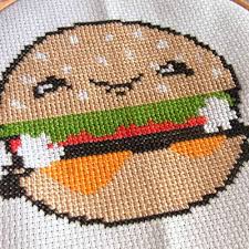 Check spelling or type a new query. Make A Kawaii Burger Cross Stitch Picture