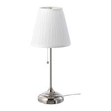 Arstid Nickel Plated White Table Lamp Ikea In 2020 Table Lamp Lamp Ikea Lamp