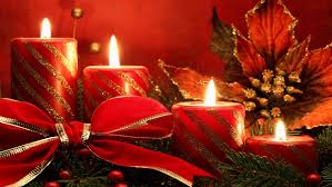 Simple Christmas Candlelight Hd Iphone Wallpaper Red Christmas Candle Candles Wallpaper Christmas Candles