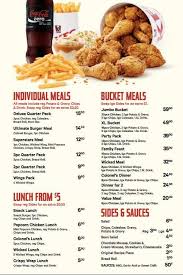 5 out of 5.5 ratings. Bucket Kentucky Fried Chicken Menu Prices Kentucky Fried Chicken Menu Fried Chicken Chicken Menu