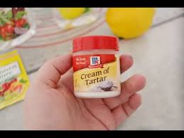 Any acid can be used for this purpose, although cream of tartar and lemon juice are the most common. Tutorial What Is Cream Of Tartar And What Can You Substitute For It Youtube