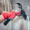 If the hardwood flooring swells in some part because of water spill or potted plant leakage the contractors generally when there are deep gouges and dents then wood floor fillers are used to fill in the dents. 1