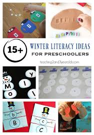 I created a printable and fun activity to help these little ones learn alphabet letters and even spell their name. 15 Winter Literacy Activities For Preschoolers Winter Literacy Activities Preschool Activities Literacy Activities