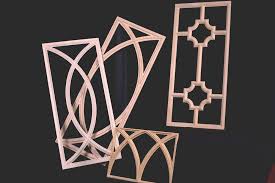 mullion inserts: artistic wood design