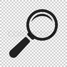 +3 magnifying eyeglasses (marble pink) circle style. Magnifying Glass Vector Icon In Flat Stock Vector Colourbox