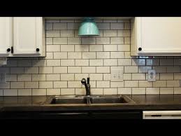 how to install a subway tile kitchen