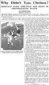 Special to the record the chelsea black community (cbc), under the leadership of president joan cromwell, has announced its schedule of. Record Crowd At Chelsea To See Arsenal On This Day 12th October 1935 Arsenal On This Day