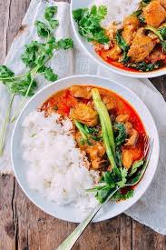 Stir in the lime juice, then serve the curry with boiled rice. Red Curry Chicken
