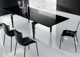 Formal Dining Dining Table Design Modern Black Glass Dining Table Contemporary Dining Room Sets