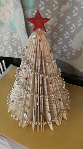 Book Art Christmas Tree Docrafts Com Book Art Christmas Xmas Crafts Book Christmas Tree