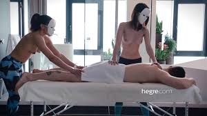 Hegre - Four Hands Masked Lingam Massage | Porntrex....