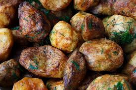 Don T You Just Love Crispy Roasted Potatoes Here S A Tip Roast With The Skins On And Toss Regularly During The Cooking Process To E Cooking Food Soup Recipes