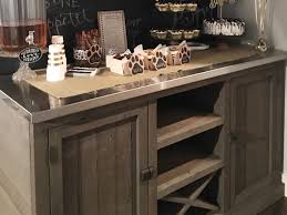 Under cabinet range hood with ducted / ductless convertible duct, slim kitchen stove vent with, 3 speed exhaust fan, reusable filter and led lights in stainless steel 4.4 out of 5 stars 2,863 $119.95 $ 119. Reclaimed Wood Storage Bar With Stainless Steel Countertop Custom Outdoor Furniture Cheap Farmhouse Decor Patio Deck Furniture