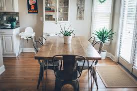 They offer plenty of table depth for food. Hairpin Leg Kitchen Table Diy The Southern Trunk