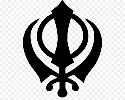 Khanda Black And White The next religious holiday in sikh is. subpng
