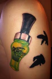 Duck Call Duck Silhouette Hunting Tattoo Hunting Tattoos Tattoos Duck Hunting Tattoos