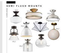 Enjoy free shipping & browse our great selection of ceiling lighting, semi flush ceiling lights and more! The Best Semi Flush Mount Lights From Lowe S Room For Tuesday