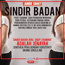 Menteri boleh memberikan lesen kelas. Wartawan Rojak Sindir Badan Atau Body Shaming Melalui Facebook