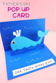 Cut slits at the center of your card. Father S Day Pop Up Card I Whaley Love You Dad I Heart Crafty Things