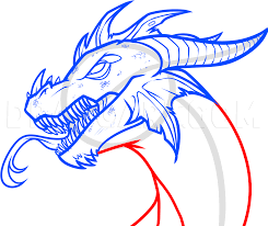 Doesn't matter if you work digital or traditional. How To Draw An Easy Dragon Head Step By Step Drawing Guide By Dawn Dragoart Com