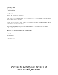 2 week notice letter engineer. 3 Highly Professional Two Weeks Notice Letter Templates