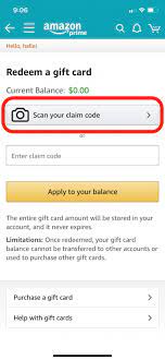 By purchasing this gift card you confirm that you have permission to send text messages to the mobile phone number entered above. How To Redeem An Amazon Gift Card Or Claim Code On Your Iphone Or Ipad