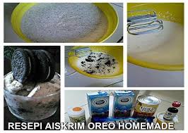 You need just 5 ingredients. Resepi Ais Krim Oreo