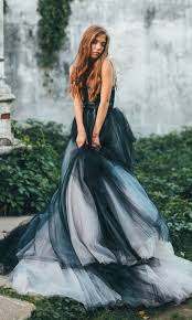 Tulle Wedding Dress Calypso Nightfall Black Bridal Gown Lace Bridal Gown Embroidered Lace Lace Bridal Gown Black Wedding Gowns Black Tulle Wedding Dress