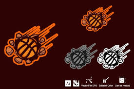 Download Basket Ball Meteorite E Sport Logo Graphic By Remarena Creative Fabrica SVG Cut Files